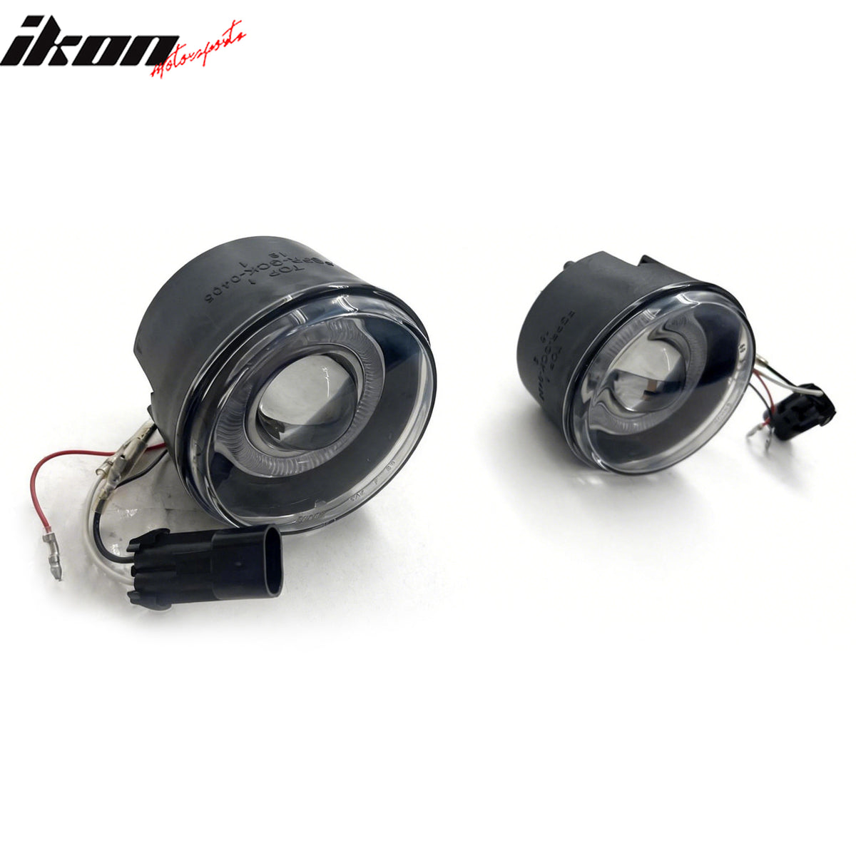 Fits 04-10 Jeep Grand Cherokee Front Bumper Fog Lights Lamps Black Housing 2PCS