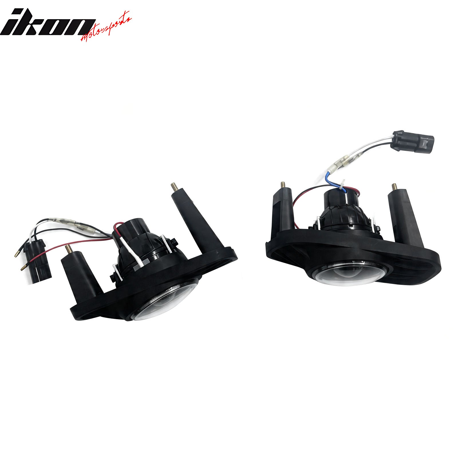 Fits 99-03 Jeep Grand Cherokee Fog Lights Black Housing Clear Lens Lamps Pair