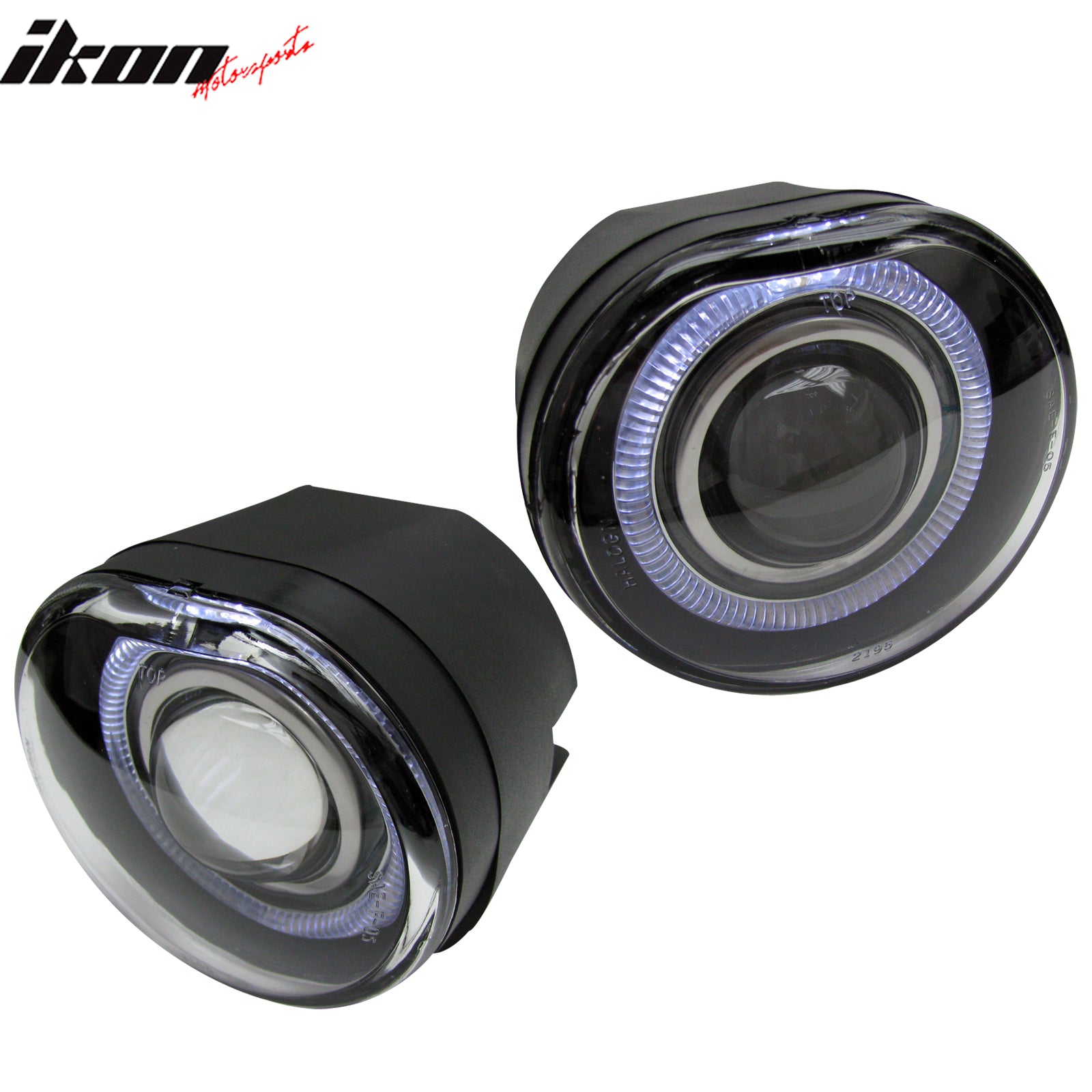 Fits 02-04 Jeep Liberty Front Bumper Fog Lights Clear Lens LH RH Lamps 2PCS Set