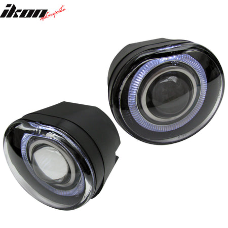 Fits 02-04 Jeep Liberty Front Bumper Fog Lights Clear Lens LH RH Lamps 2PCS Set