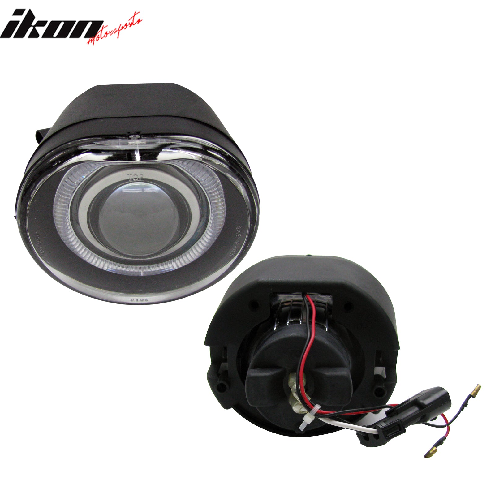 Fits 02-04 Jeep Liberty Front Bumper Fog Lights Clear Lens LH RH Lamps 2PCS Set