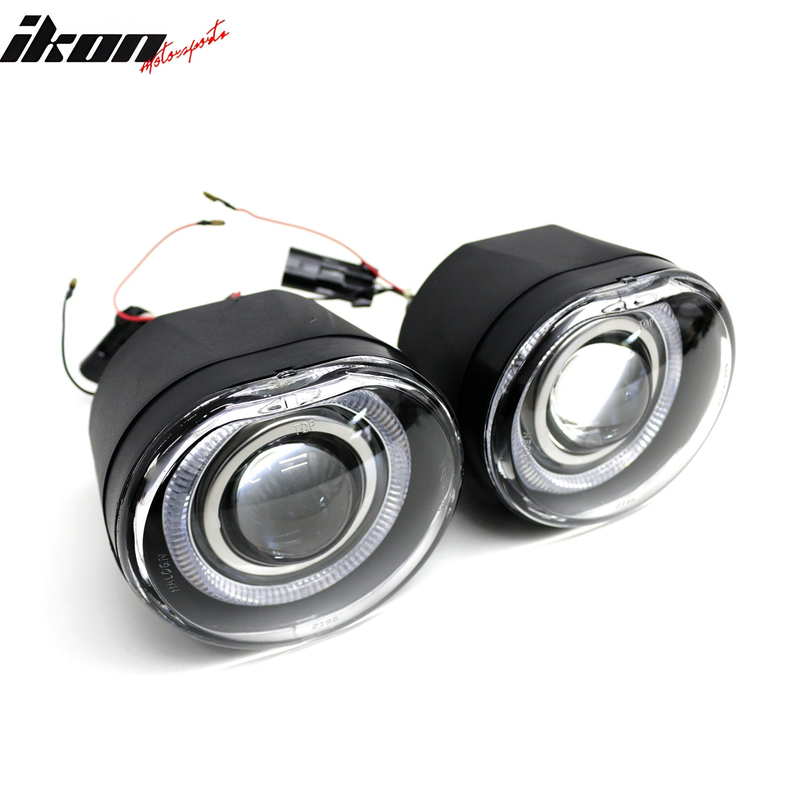 Fits 02-04 Jeep Liberty Front Bumper Fog Lights Clear Lens LH RH Lamps 2PCS Set