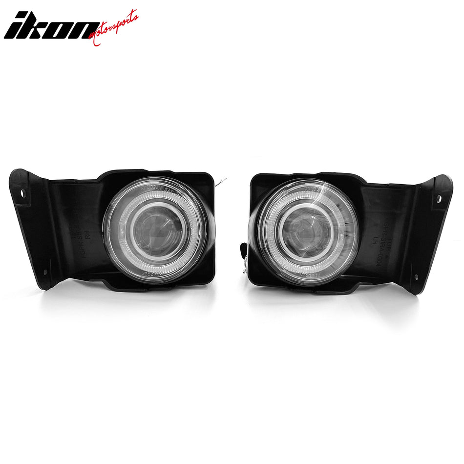 2006-2012 Chevy Impala 2PC Chrome Front Fog Light Bezel Cover Trim ABS