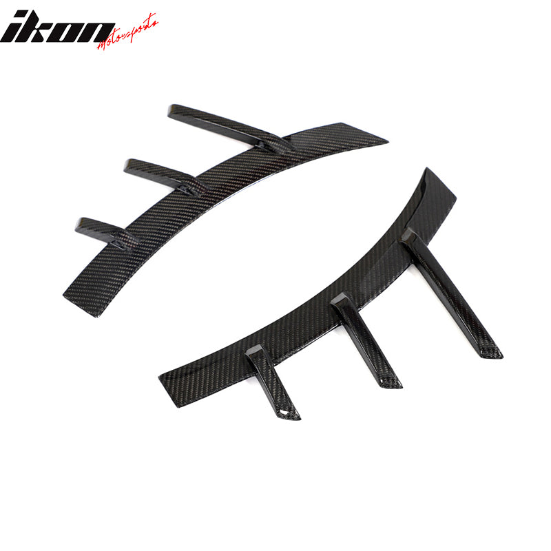 Fits 23-25 BMW G87 M2 Front Rear Side Spats M Performance Style Carbon Fiber Fin