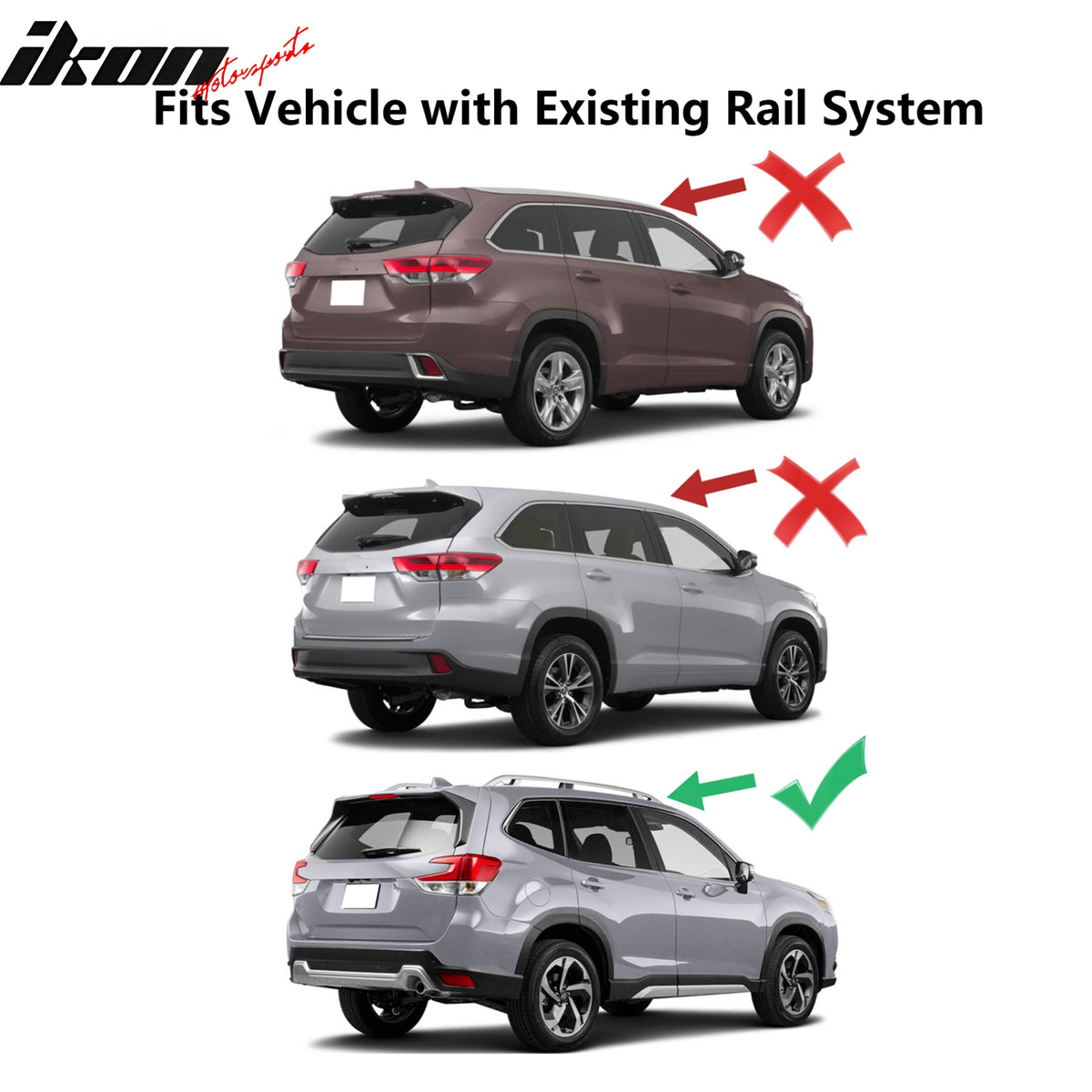 48" Universal Car SUV Top Roof Rack Cargo Luggage Carrier Cross Bar with Lock