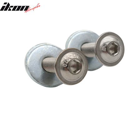 Front Splitter Lip Side Skirt Extension Hardware Kit M6 Bolts Nuts Washers Drill