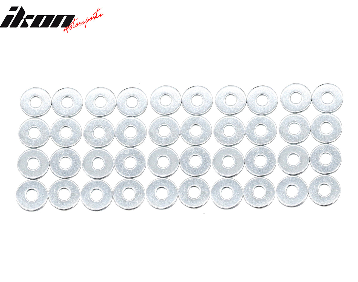 Front Splitter Lip Side Skirt Extension Hardware Kit M6 Bolts Nuts Washers Drill