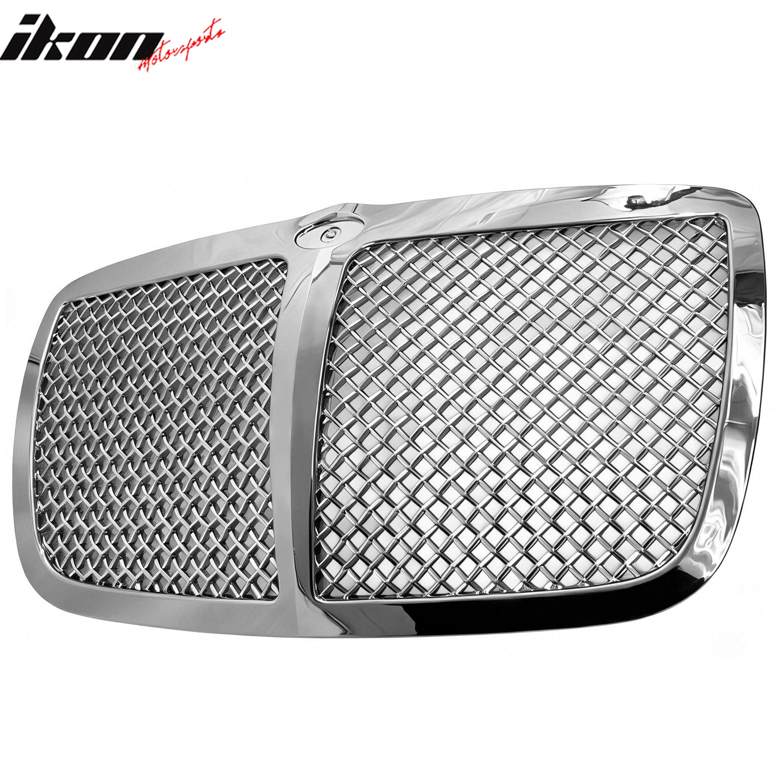 Fits 05-10 Chrysler 300C Chrome Front Bumper Upper Grille ABS Grill - Mesh Style