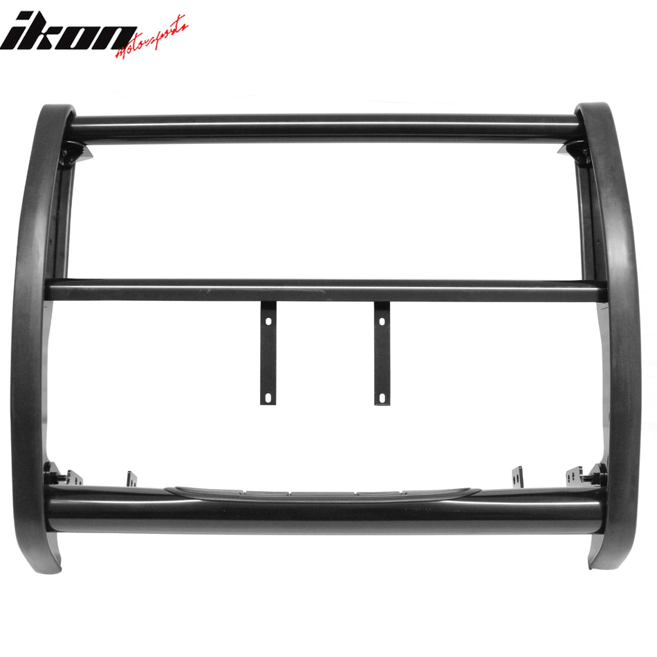 2007-2014 Chevrolet Chevy Avalanche & Tahoe & Suburban 1500 Bull Bar Push Bumper Grille Grill Brush Guard Exterior Auto Parts Heavy-Duty Black Steel