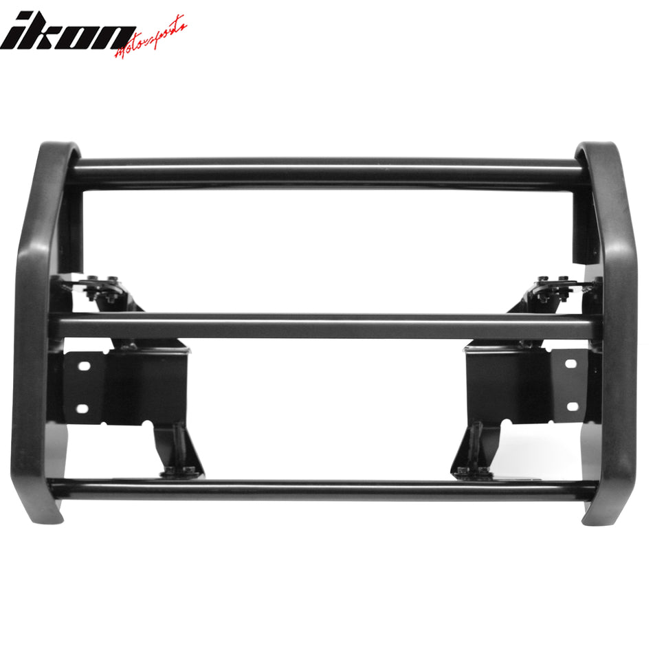 2015-2023 Dodge Charger Bull Bar Push Bumper Grille Grill Brush Guard Exterior Auto Parts Front-End Protection Heavy-Duty Reinforced Black Steel