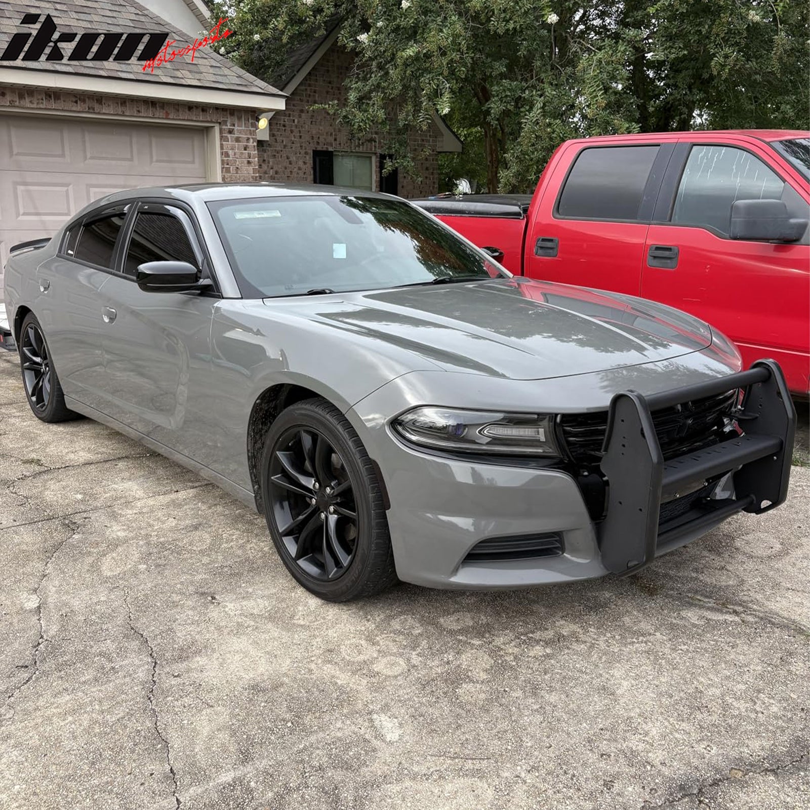 Fits 15-17 Dodge Charger SE & 15-18 R/T & 15-23 SXT Bull Bar Bumper Grille Guard