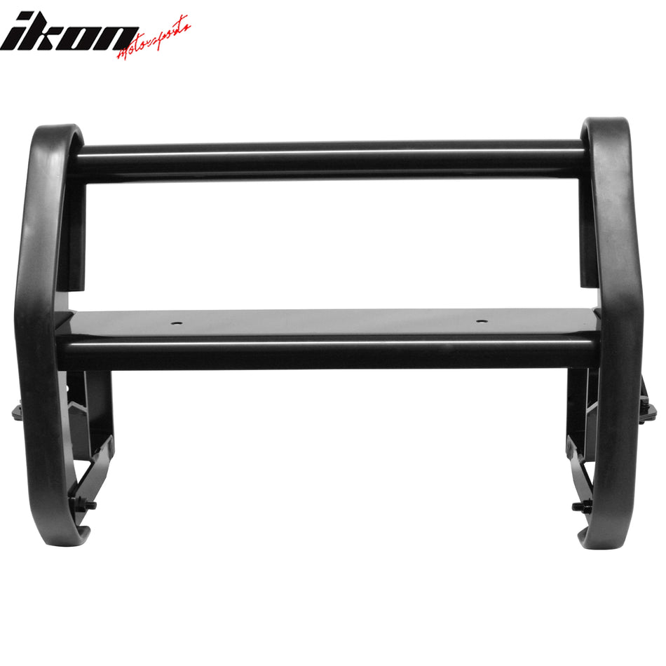 2003-2011 Ford Crown Victoria Bull Bar Push Bumper Grille Grill Brush Guard Exterior Auto Parts Front-End Protection Heavy-Duty Black Steel