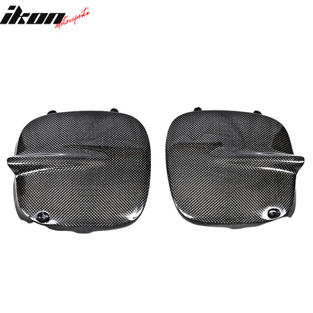 Fits 93-01 Subaru Impreza WRX STi Front Foglights Cover Kits Carbon Fiber