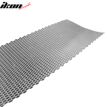 Clearance Sale Cellular Hexagon Silver Mesh Grill Aluminum Front Bumper Grille