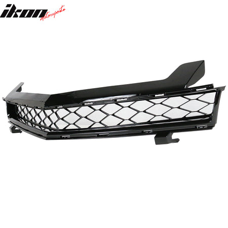 Fits 14-15 Chevy Camaro Z28 Style Front Bumper Upper Mesh Grill Grille Unpainted