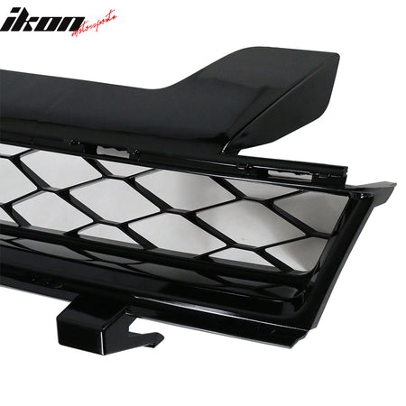 Fits 14-15 Chevy Camaro Z28 Style Front Bumper Upper Mesh Grill Grille Unpainted
