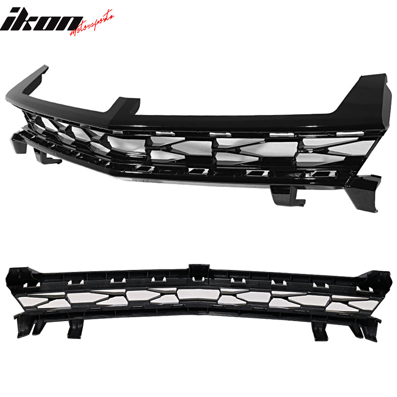 2016-2018 Chevy Camaro 50th Anniversary Black Front Upper Grille