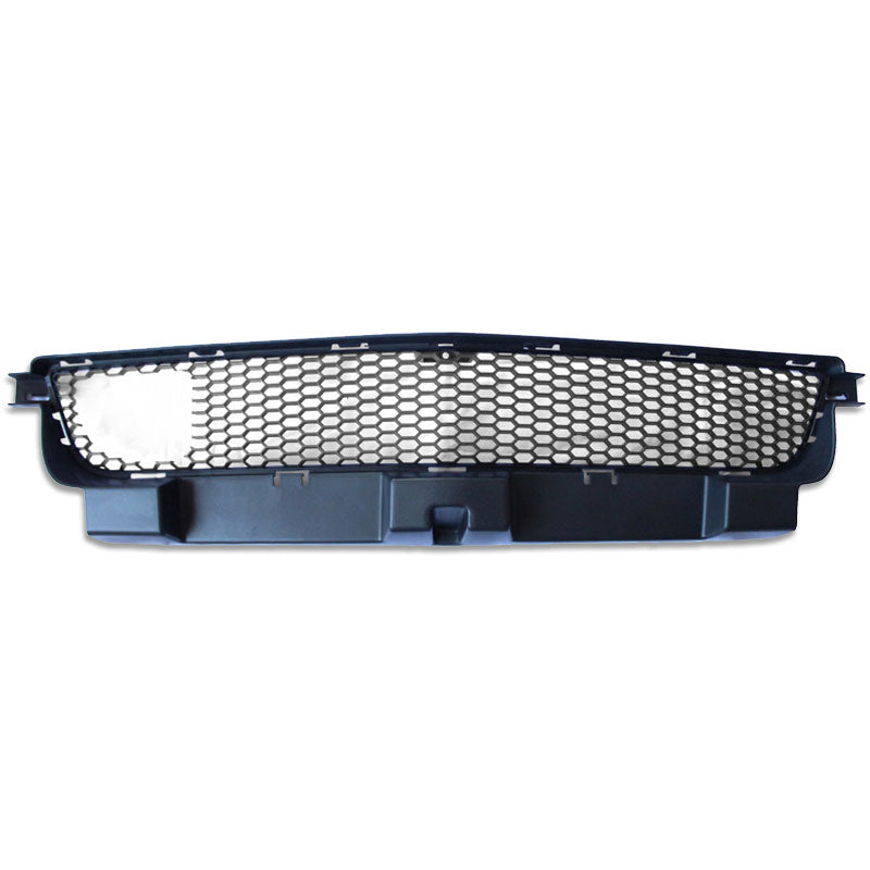 Front Grille Compatible With 2012-2014 Dodge Charger SRT8, ABS Front Lower Grille With Adaptive Cruise Control Black By IKON MOTORSPORT, 2013