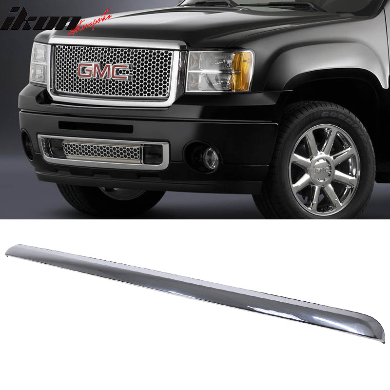 Fits 07-13 GMC Sierra 1500 2500HD 3500HD Front Hood Grille Molding