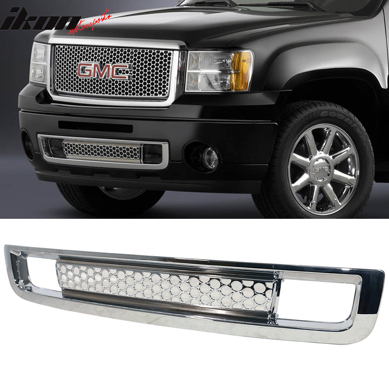 2007-2013 GMC Sierra 1500 Front Lower Grille Guards Bumper Grill ABS