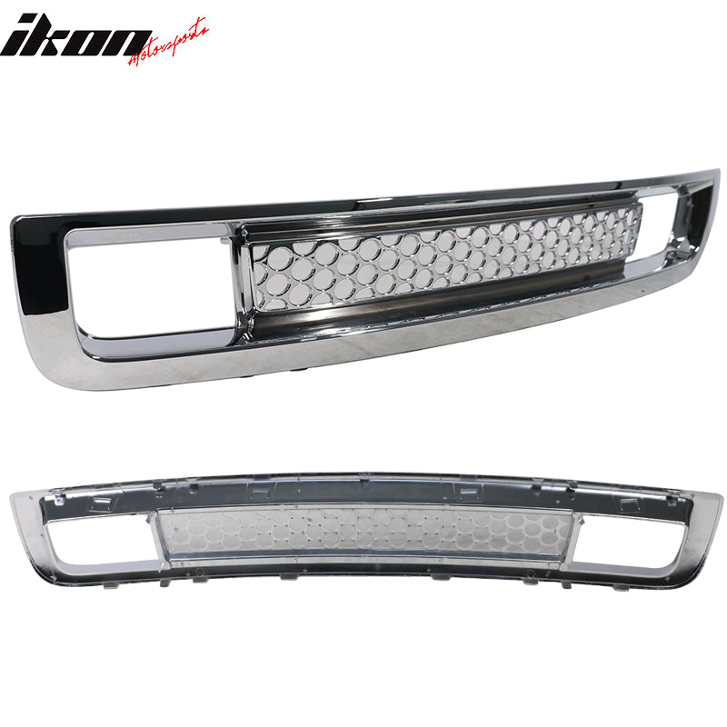 2007-2013 GMC Sierra 1500 Front Lower Grille Guards Bumper Grill ABS