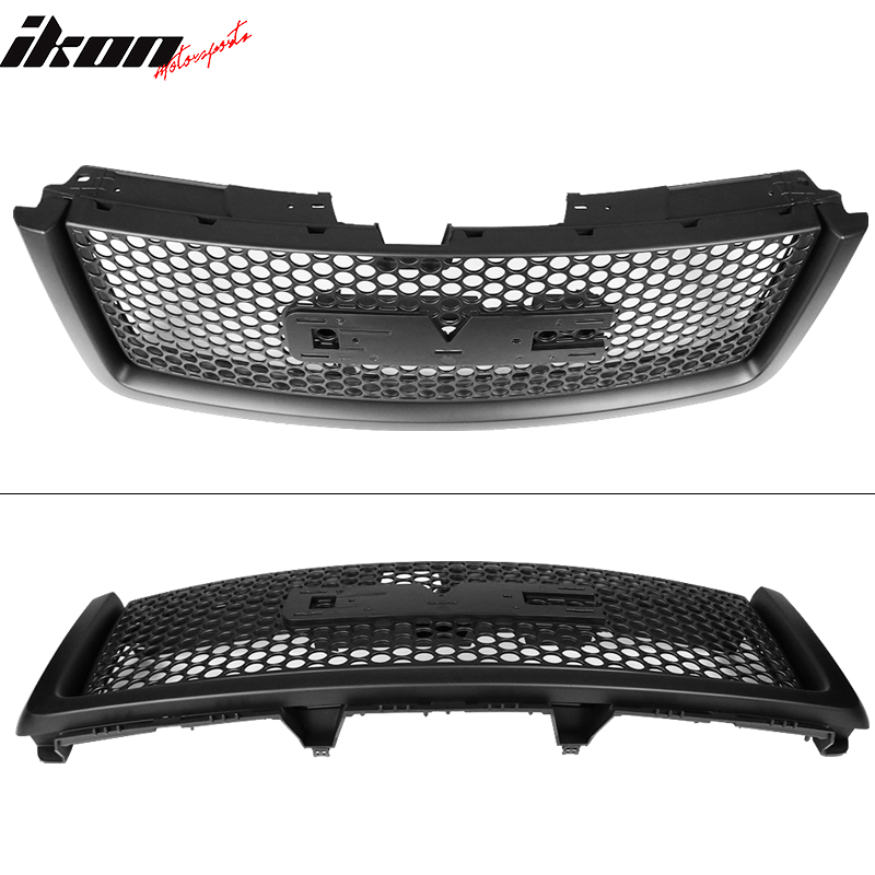 Fits 07-13 GMC Sierra 1500 Denali Front Hood Molding + Upper Grille