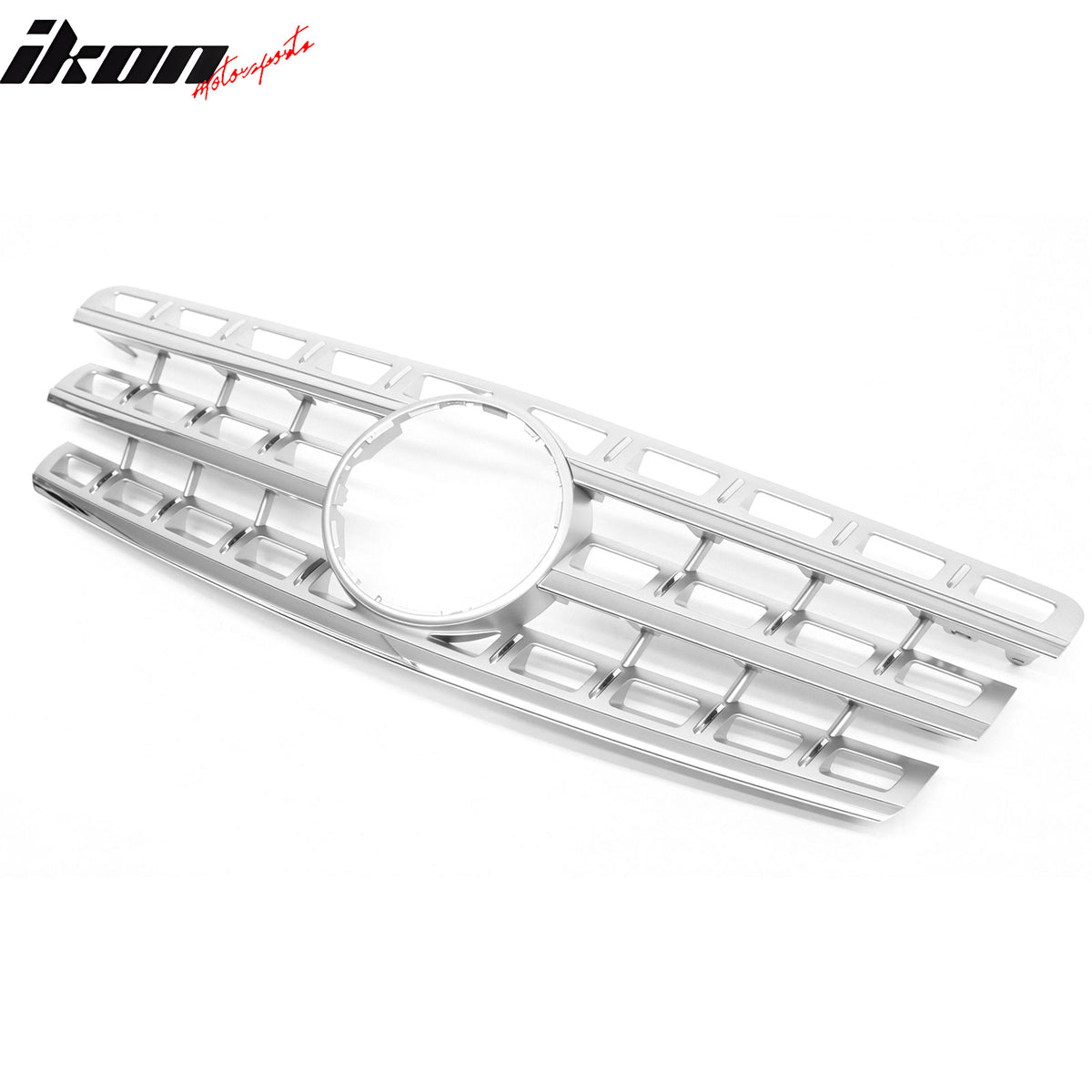 Fits 09-11 Mercedes-Benz ML Class W164 Chrome Front Upper Grille Replacement