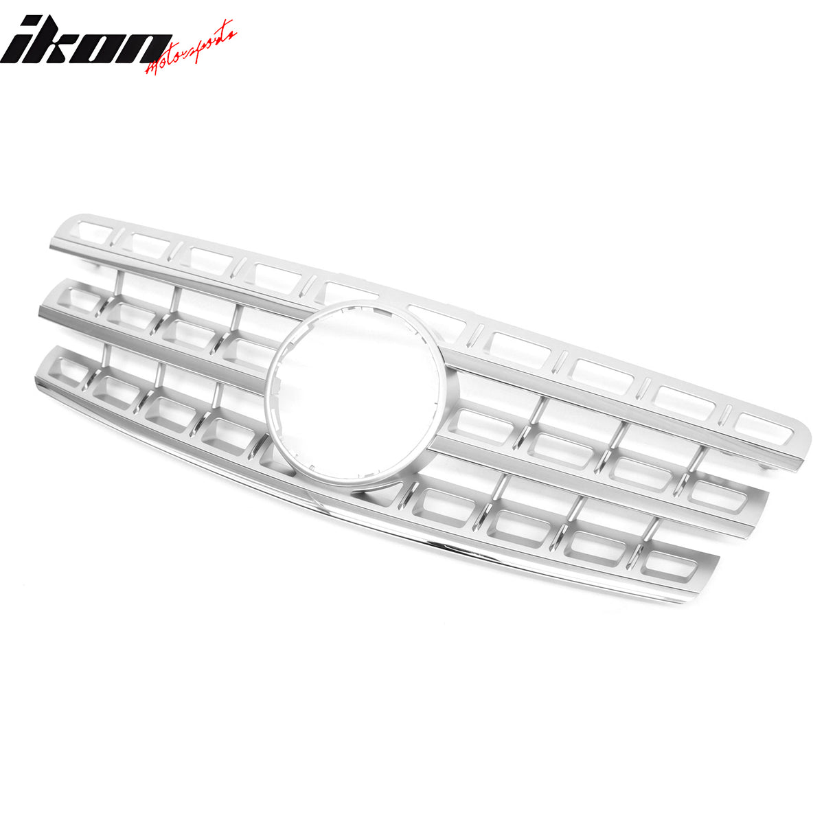 Fits 09-11 Mercedes-Benz ML Class W164 Chrome Front Upper Grille Replacement