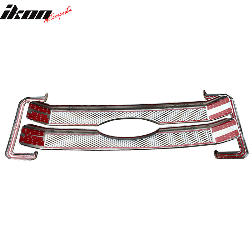 IKON MOTORSPORTS, 4PCS Front Grille Compatible With 2011-2016 Ford