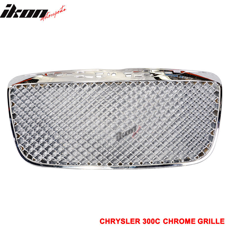 Grille Compatible With 2011-2014 Chrysler 300 & 300C, B Style ABS