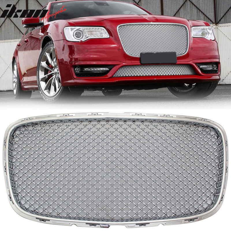 2015-2023 Chrysler 300 300C B Style Chrome Front Upper Grille