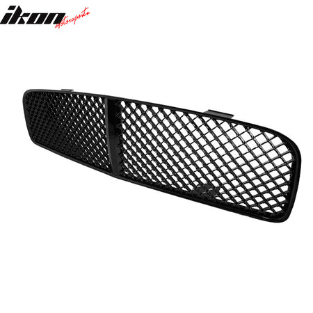 Fits 06-10 Dodge Charger Mesh Grille Front Upper Bumper Hood Grill Black ABS