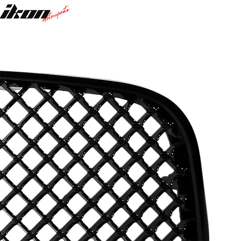 Fits 06-10 Dodge Charger Mesh Grille Front Upper Bumper Hood Grill Black ABS