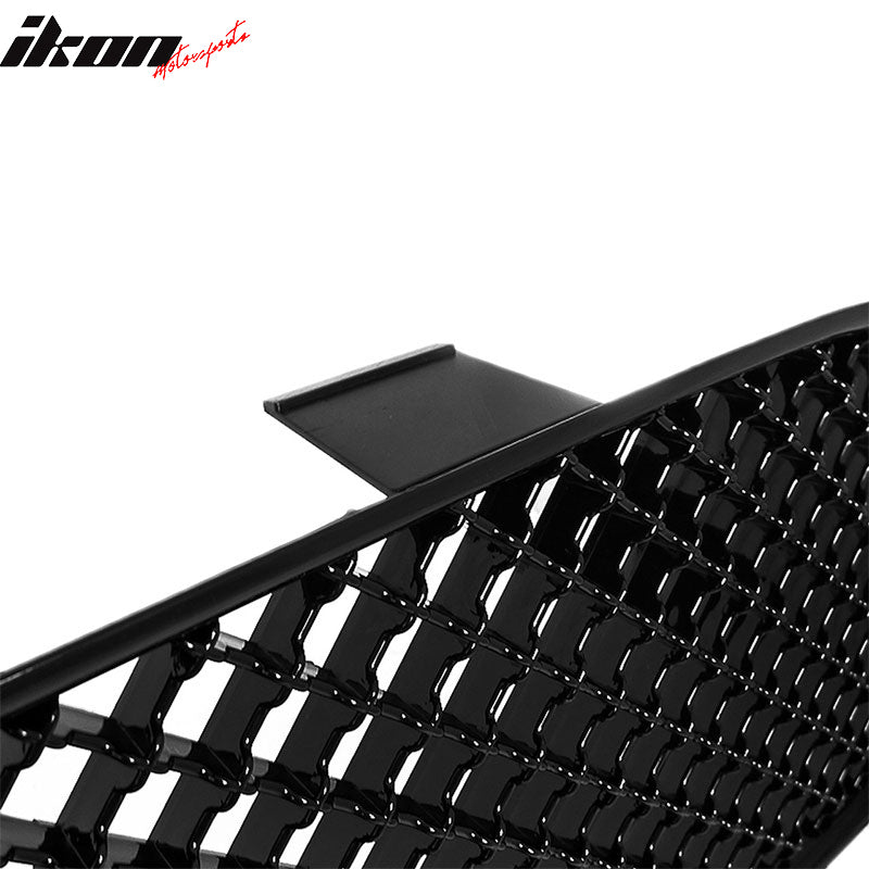 Fits 06-10 Dodge Charger Mesh Grille Front Upper Bumper Hood Grill Black ABS