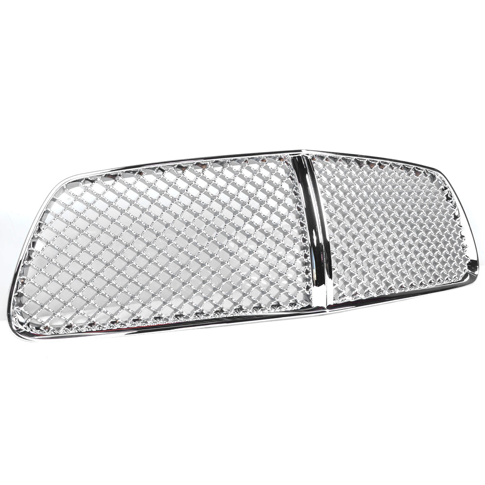 Fits 11-14 Dodge Charger Front Bumper Mesh Grill Hood Honeycomb Grille Unpainted