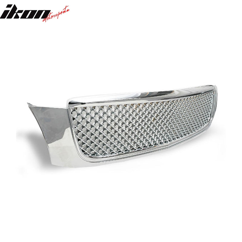 2000-2005 Cadillac Deville Diamond Mesh Style Chrome Front Grill ABS