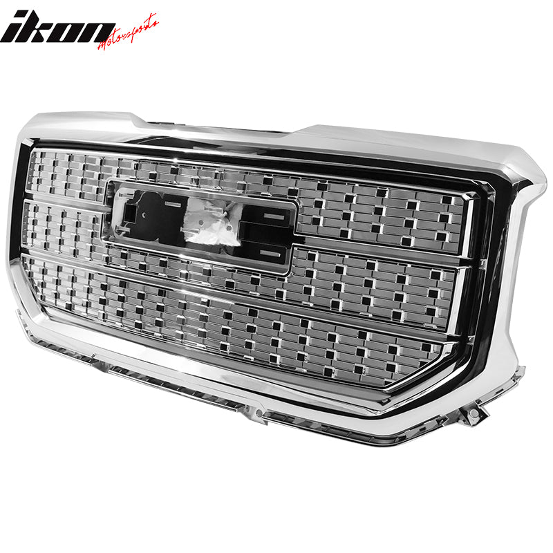 IKON MOTORSPORTS, Front Grille Compatible With 2016-2018 GMC