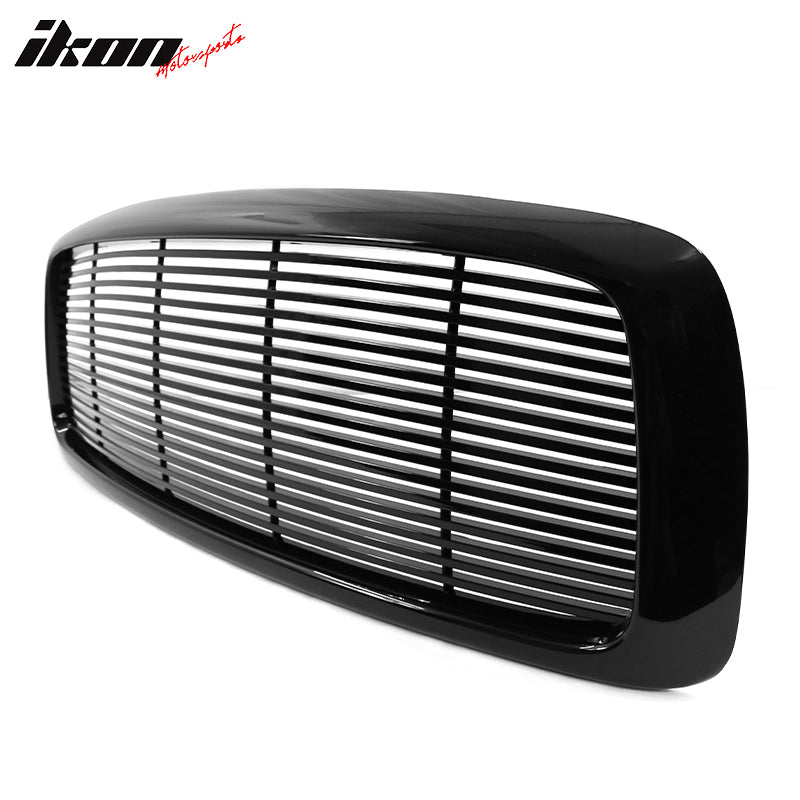 Fits 02-05 Dodge Ram 1500 03-05 Ram 2500 3500 Mesh Front Grille Unpainted - ABS