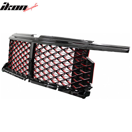 Fits 22-24 Chevrolet Silverado 1500 Bently Style Front Bumper Upper Mesh Grille