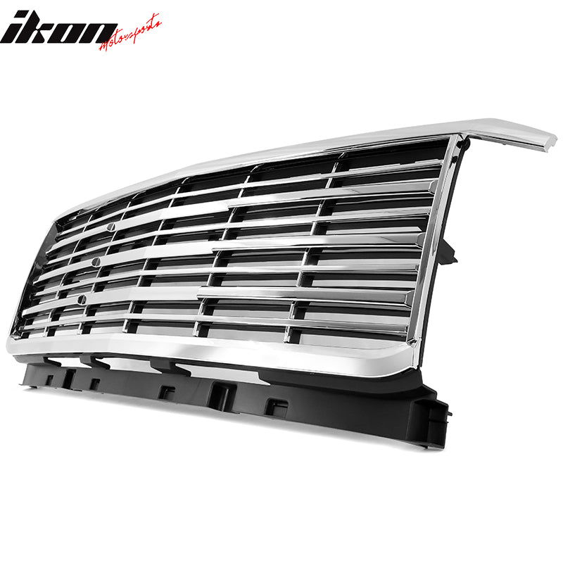 Fits 15-19 Chevy Silverado 2500 3500 Front Grille Chrome - ABS