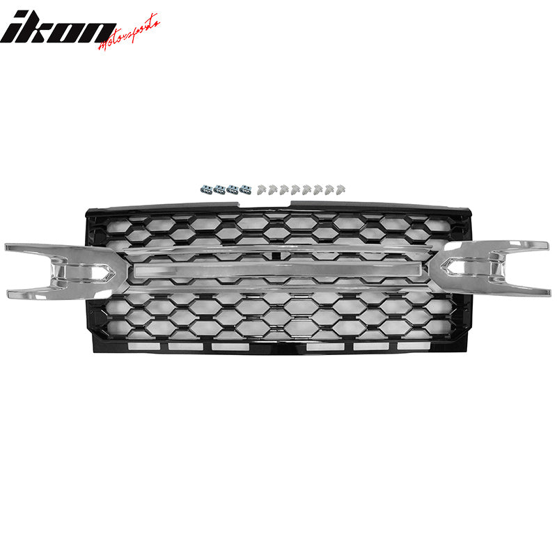 Fits 19-21 Chevy Silverado 1500 LT/LTZ/RST/High Country Black Front Grille
