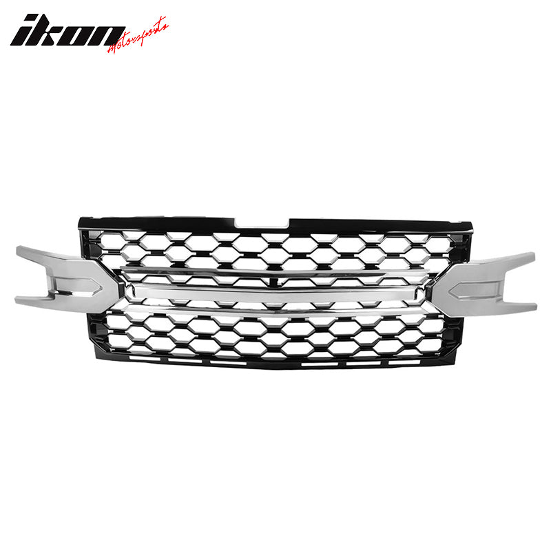 Fits 19-21 Chevy Silverado 1500 LT/LTZ/RST/High Country Black Front Grille