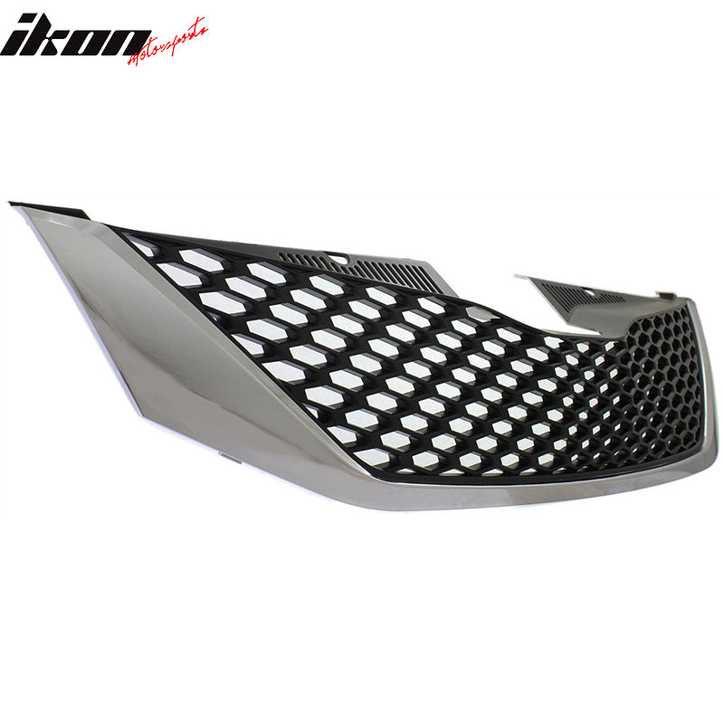 Fits 11-17 Toyota Sienna SE Style Front Upper Mesh Grill Chrome Black