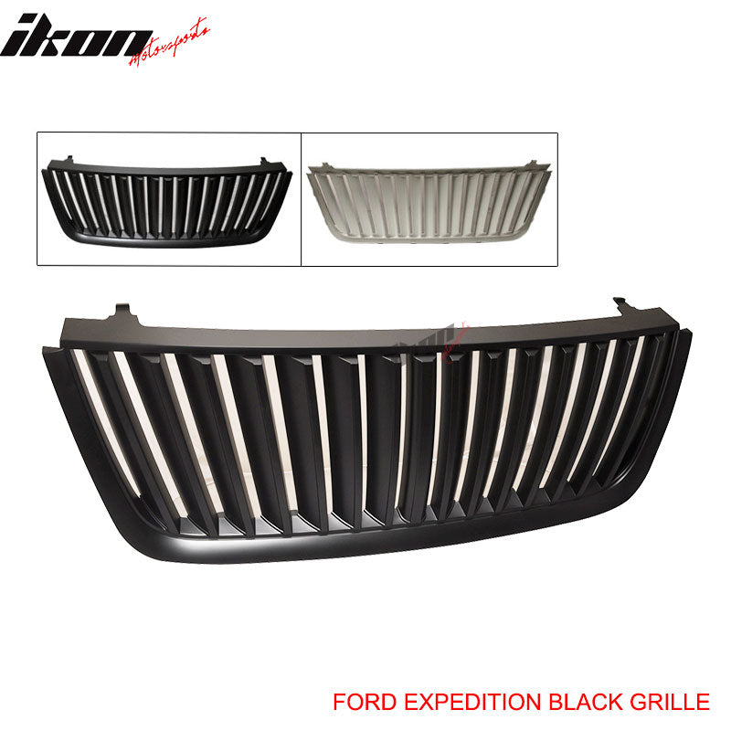 2003-2006 Ford Expedition Front Upper Vertical Grille Unpainted ABS