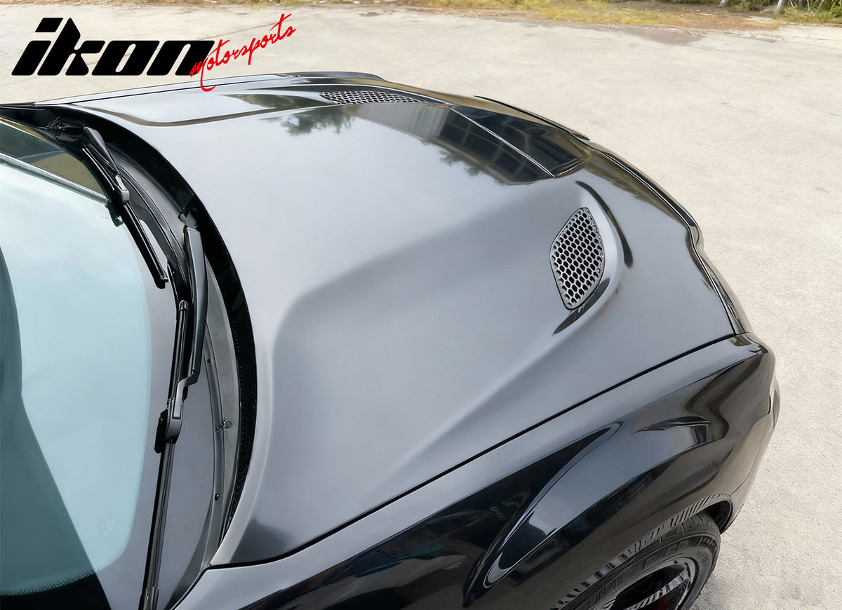 For 11-23 Chrysler 300 SRT Hellcat Style Cowl Vented Extractor Front Bumper Hood
