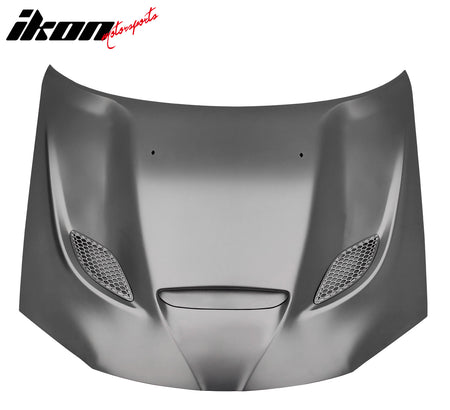 For 11-23 Chrysler 300 SRT Hellcat Style Cowl Vented Extractor Front Bumper Hood