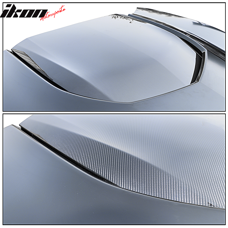 Clearance Sale Fits 16-23 Camaro Carbon Fiber Aluminum Front Bumper Hood Guards