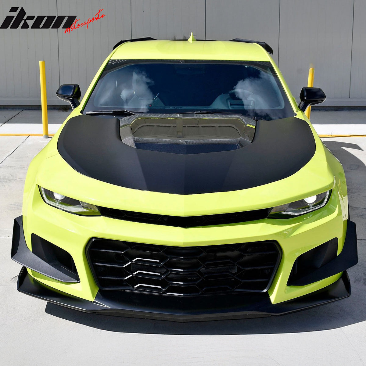 Fits 16-24 Camaro Carbon Fiber Aluminum Front Bumper Hood Guards