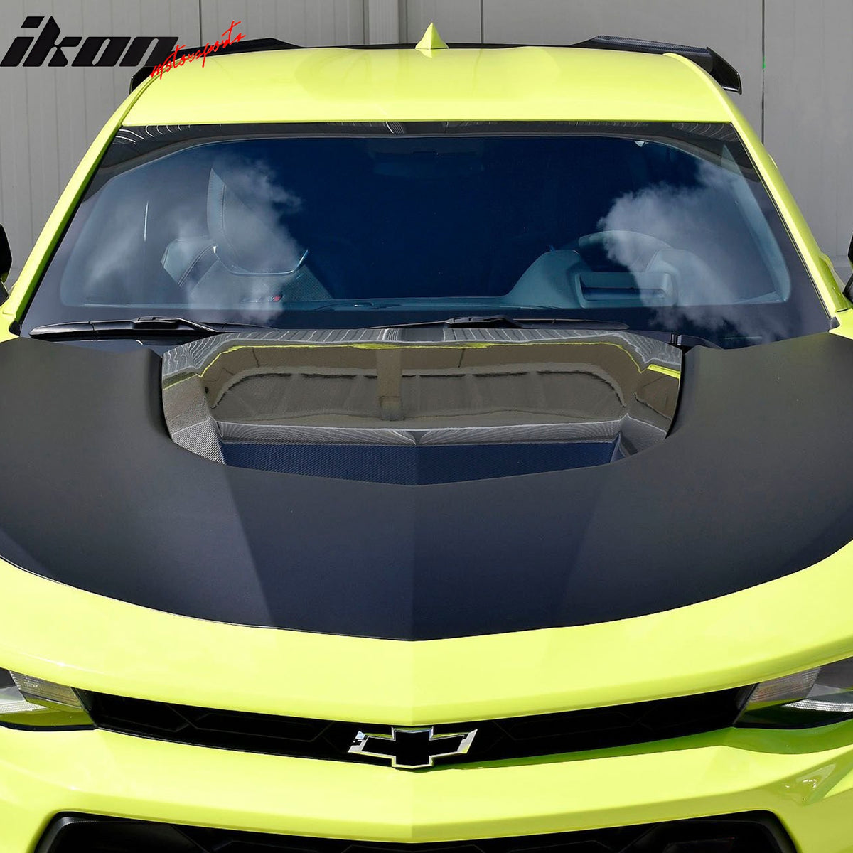 Fits 16-24 Camaro Carbon Fiber Aluminum Front Bumper Hood Guards
