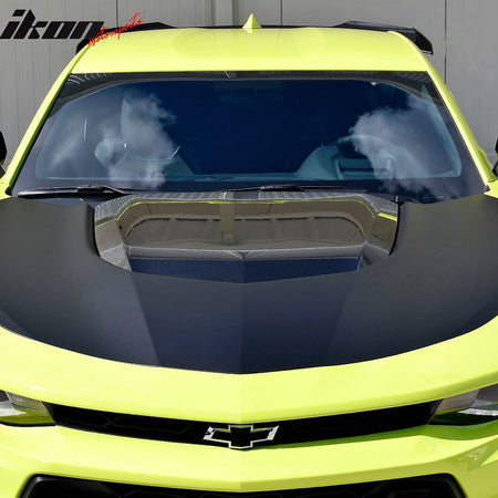 Fits 16-24 Camaro Carbon Fiber Aluminum Front Bumper Hood Guards